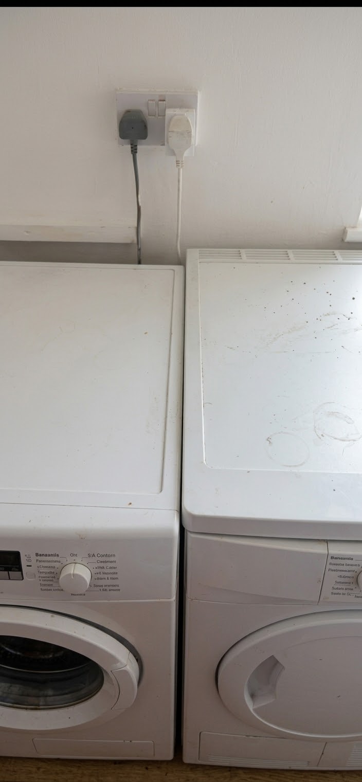 Appliances before cleaning